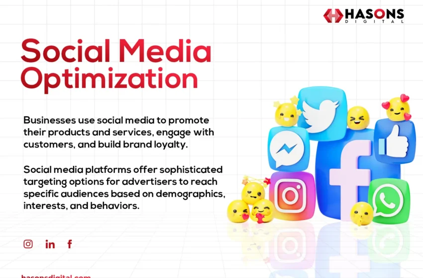 Social Media Optimization - hasonsdigital